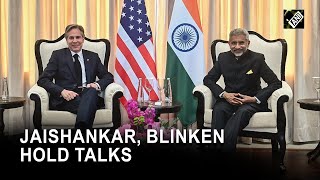 EAM Jaishankar holds bilateral talks with Antony Blinken on sidelines of G20 Foreign Ministers' Meet