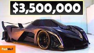 Top 10 Most Expensive Cars in the World in 2021.