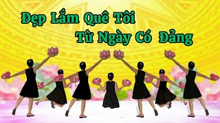 Múa Sen Cùng Hướng 🌺 Đẹp Lắm Quê Tôi Từ Ngày Có Đảng.Thanh Hằng. Hướng Dẫn nhấp xem thêm 👇