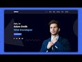 Build A Responsive Portfolio Website Using HTML and CSS Only - Easy Tutorial | portfolio website