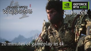 Black Myth Wukong RTX 4090 + i7 13700k (4K gameplay no commentary)