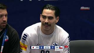 IHF Men's World Handball Ch. CRO/DEN/NOR 2025 - PR 3rd M GF. Japan vs. Chile