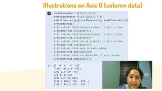 Statistical Operations with Numpy