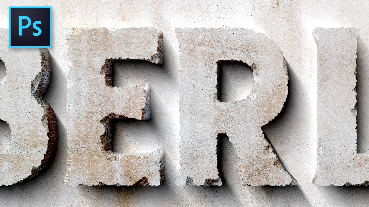 Carved Stone Text Effect Photoshop Tutorial With Free Textures Carved Stone Text Effect Photoshop Tutorial With Free Textures