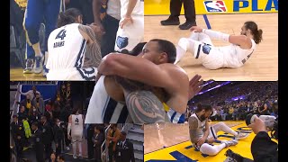 Steven Adams Copping Damage in Game Six | Memphis Grizzlies vs Golden State Warriors