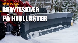 Hjullaster Heracles med brøyteskjær SB200