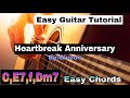 HEARTBREAK ANNIVERSARY| GIVEON | EASY CHORD | EASY GUITAR TUTORIAL TAGALOG |