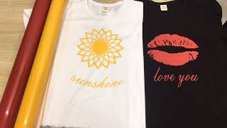 how to use vision PU Vent Hole heat transfer vinyl for tshirt ?