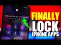 LOCK Any iPhone App With FACE ID, TOUCH ID or PASSCODE !