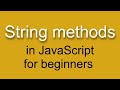 String methods in JavaScript using ReactJs | JavaScript tutorial for beginners