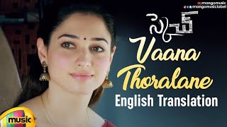 Vaana Thoralane Video Song With English Translation | Sketch Movie Songs | Vikram | Tamanna | Thaman