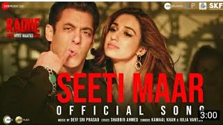 Seeti maar radhe song, salman khan seeti maar song, disha patani, full video song