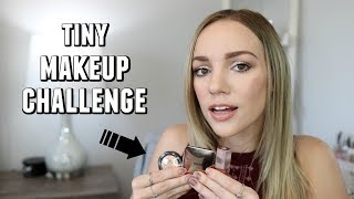 Tiny Makeup Challenge! Full Face Using Tiny Makeup