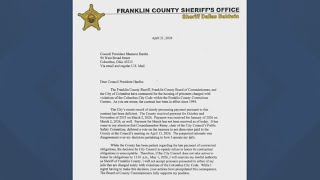 Franklin County Sheriff's Office says Columbus is behind on jail payments