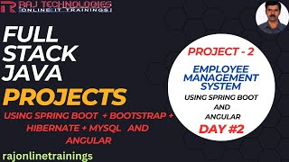 Day 2 | Java Full Stack Projects | Spring Boot and Angular Project | Employee Management System
