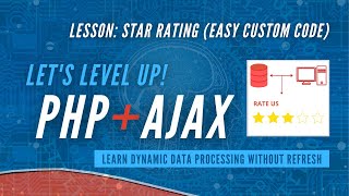 Star Rating Easy Custom Code || Dynamic Data Processing || PHP and Ajax Tutorial