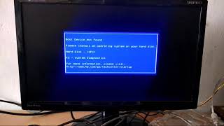 HP  Boot Device Not Found Errors /  Hard Disk (3F0) error  / Not show Hard Disk
