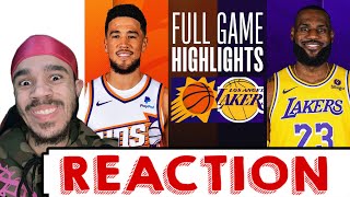 Reacting To SUNS at LAKERS | FULL GAME HIGHLIGHTS