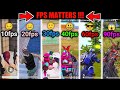 10fps Vs 20fps Vs 30fps Vs 40fps Vs 60fps Vs 90fps🔥Pubg Test |FPS MATTERS? PUBG/BGMI FPS COMPARISON