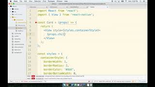 [React Native] Passing Components as Props
