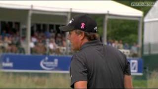 Phil Mickelson avoids putting on No. 15 at Deutsche Bank 2010