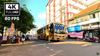 [ 4K - UHD ] 🔥 Walk Through #Kottayam Town #Kerala #India 🔥 Part 3 🔥 60 FPS