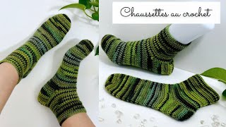 Comment faire des chaussettes au crochet ? Modèle Super soxx Lang yarns Dublin 🧶 Tuto crochet facile