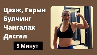 5 Минутны Цээж Гарын Булчинг Чангалах Дасгал