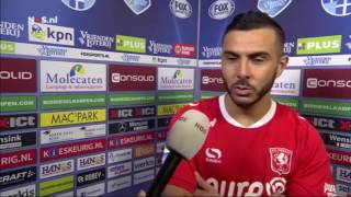 Oussama ASSAIDI - funny interview - after - PEC Zwolle vs FC Twente - أسامة السعيدي