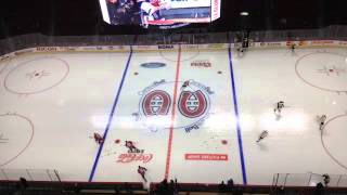 Habs, Bruins warmup at Bell Centre