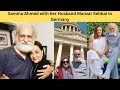 Samina Ahmed with her Husband Manzar Sehbai in Germany