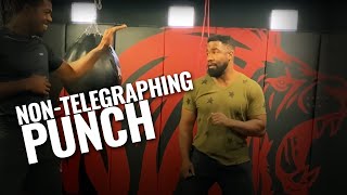 HOW TO THROW A NON TELEGRAPHING PUNCH YOU CAN'T SEE IT!