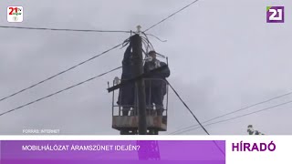 Tv21 Ungvár - Mobilhálózat áramszünet idején?