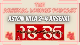 ASTON VILLA 2-4 ARSENAL - BACK ON TOP AND CITY DROP POINTS!!
