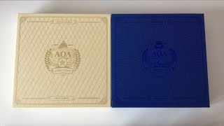 ♡Unboxing AOA 에이오에이 1st Studio Album Angel's Knock (Both Versions)♡