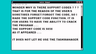 Visual Basic 6.0 : Encryption Program