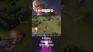 Best Maniac Kimmy gameplay #maniac #kimmy #mobilelegends #shortmlbb #ytshorts #indonesia #marksman