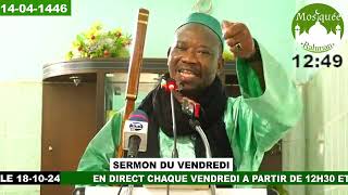 Imam Mahi Ouattara sermon du vendredi 18 Octobre 2024