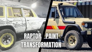 Bodywork Restoration 1980's Mitsubishi Pajero Barn Find!