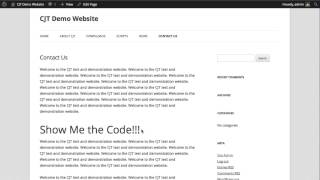 CSS & JavaScript Toolbox - Header, Footer and Shortcodes