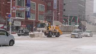 函館市企業局1月31日日曜日の除雪