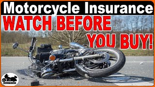 WATCH this before Buying MOTORCYCLE INSURANCE! Get the Right Coverage!