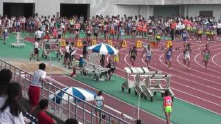 2017.7.8 第2回三田市記録会 男子100m 2組