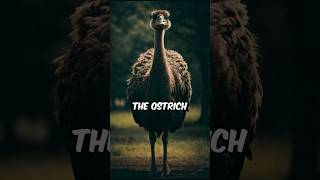 STRANGE ANIMAL FACTS #3 - THE FASCINATING OSTRICH #shorts #ostrich