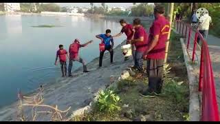 MSS 189 th week of Watering and Maintenance of Tress at Puzhuthivakkam Sitheri lake.