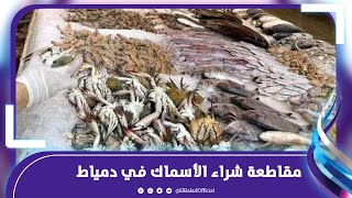 دمياط تبدأ مقاطعة الأسماك .. سوق السمك خالي من الزبائن بسبب ارتفاع الاسعار