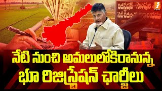 నేటి నుంచి అమలులోకి రానున్న భూ రిజిస్ట్రేషన్ ఛార్జీలు | AP Land Registration Charges Hike | iNews