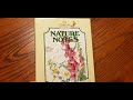 Flip Through of Edith Holden The Country Diary Nature Notes - Junk Journal Supplies