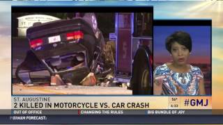 2 identified in fatal motorcycle vs. car crash in St. Augustine