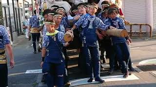 令和元年  潮来祇園祭禮(中日) 貮丁目 巡行  通し砂切定位置にむけて/駅前に向けて   (2019.8.3.)